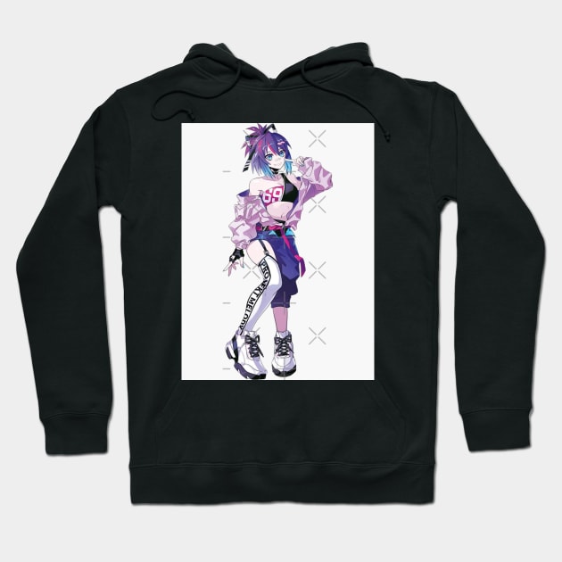 anime art girl Hoodie by Yurii